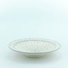 Keramik Servierteller  – Casa Eurabia, grau-weiß, Marokko, marokkanisch,  nachhaltig, ethno, boho, Ø 35 cm, H 8,5 cm