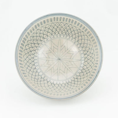 Keramik Müslischale – Casa Eurabia, grau , Ø 18 cm, H 9 cm, marokkanische Keramik, Design