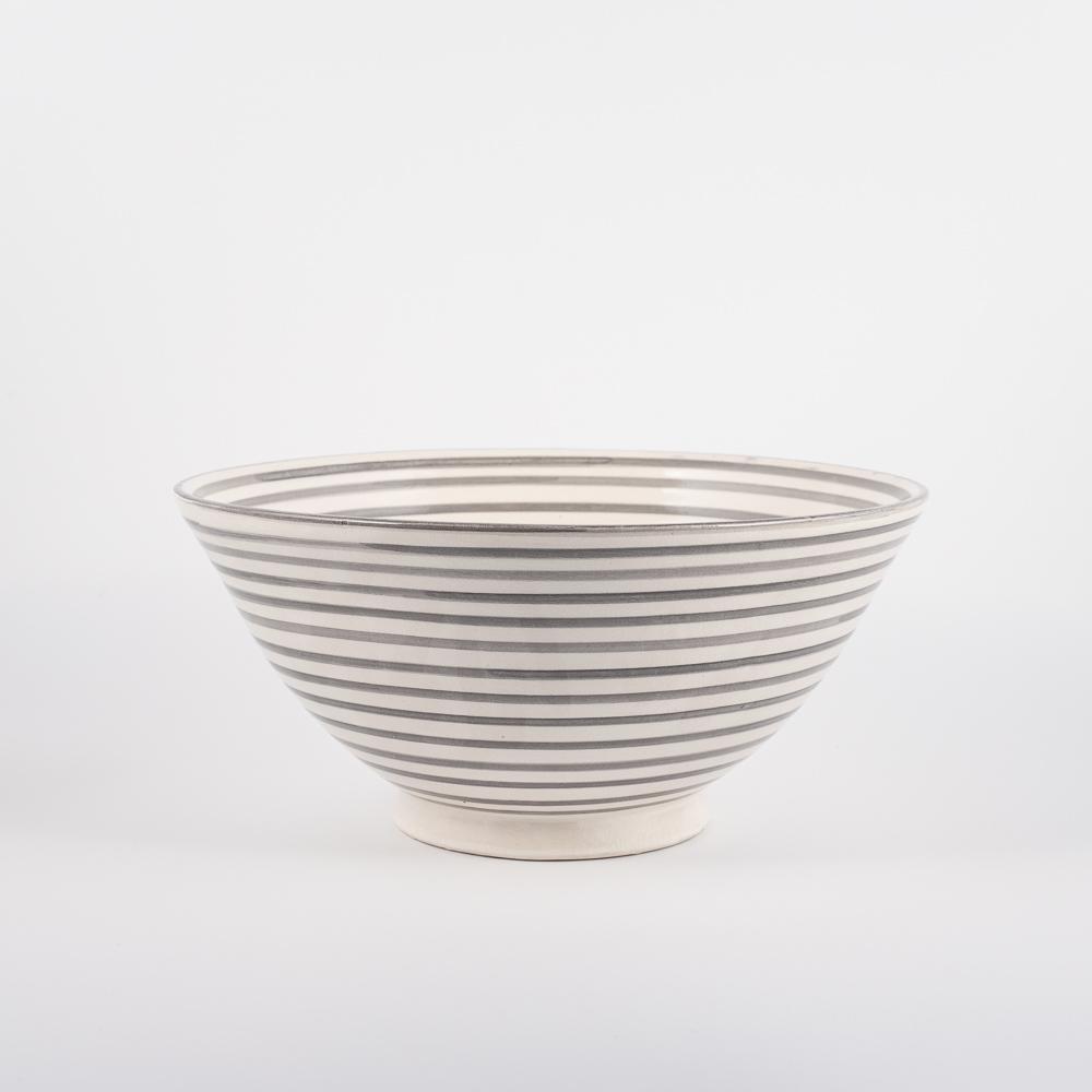 Salatschüssel – Marin – Ø 30 cm - casa eurabia, marokkanische Keramik, Marokko, Boho Stil, handgearbeitete, bio