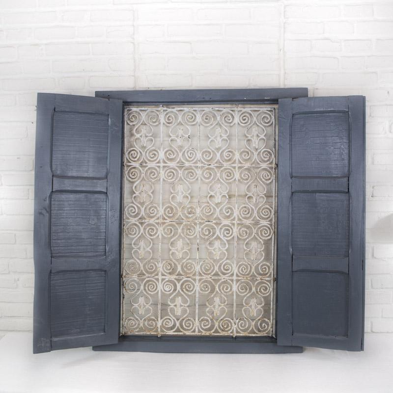 Vintage Fenster  – Casa Eurabia, Antik, Vintage, L 103 cm, B 82 cm, Zedernholz, Marokko, design