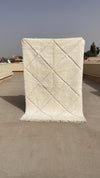 Teppich – Beni Ourain – White, Marokko, ethno, kelim, marokkanisch, design rug, L 220 cm, B 145 cm