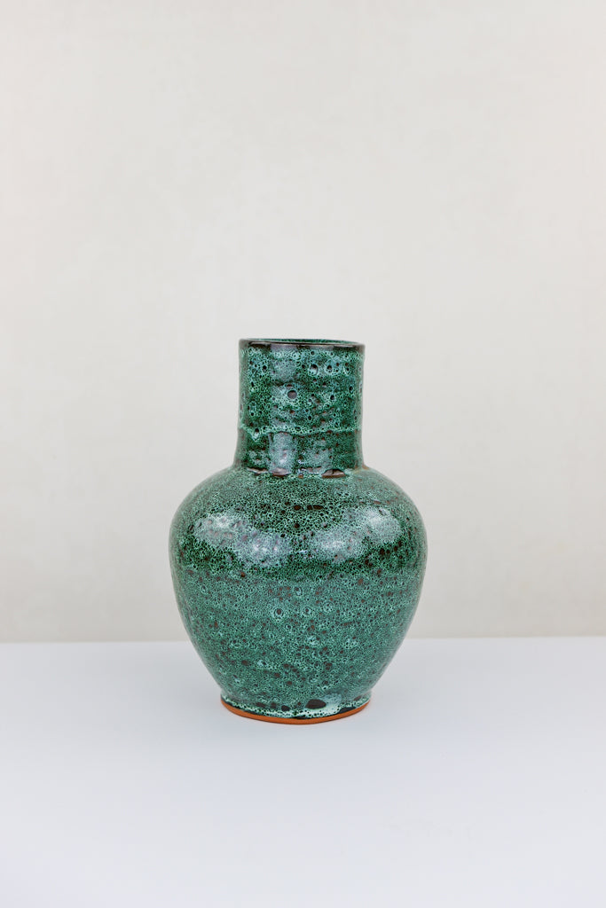 Keramik Vase – Casa Eurabia, grün, Marokko, marokkanische vase, designer vase, kunst vase, trockenblumen, Höhe: 26 cm