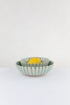 Keramik Bowl Schale – Casa Eurabia, grün, Marokko, Schüssel, schale, design, Durchmesser: 16 cm