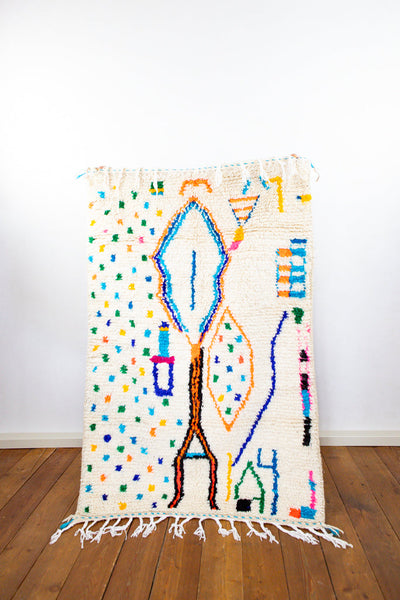 Teppich – Azilal – Azilal, Marokko, ethno, kelim, marokkanisch, design rug, L 148 cm, B 97 cm