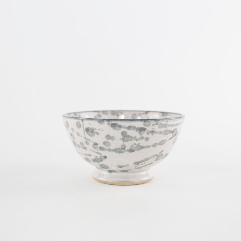 Keramik Müslischale – Casa Eurabia, grau-weiß, Durchmesser: 13 cm