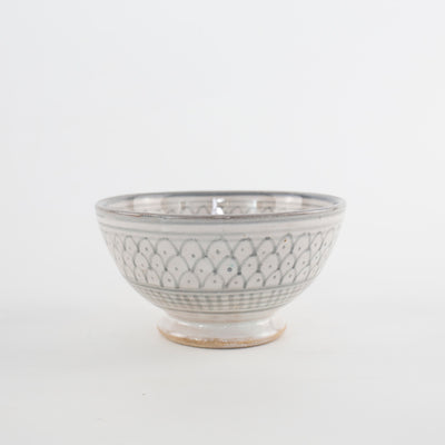 Keramik Müslischale – Casa Eurabia, grau-weiß, Durchmesser: 13 cm