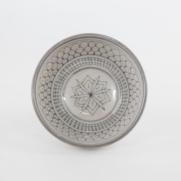 Keramik Müslischale – Casa Eurabia, grau-weiß, Durchmesser: 13 cm