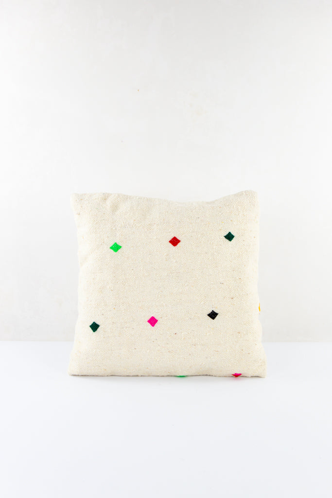 Kissen – Boho – Confetti 5, Marokko, ethno, kelim, marokkanisch, design kissen, L 40 cm, B 40 cm, H 8 cm