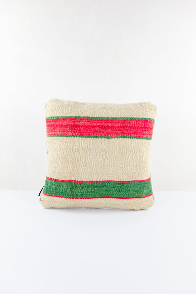 Kissen – Boho – Verde , Marokko, ethno, kelim, marokkanisch, design kissen, L 40 cm, B 40 cm, H 8 cm