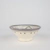 Müslischale – Marrakesch – Ø 13 cm, grau-weiß, marokkanische Keramik, casa eurabia