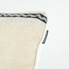 Boho Kissen – Casa Eurabia, weiß, beige, schwarz, L 40 cm, B 30 cm, H 8 cm, Wolle, Baumwolle, Rohbaumwolle, Marokko, Design