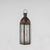 Metall, Klarglas Laterne – Casa Eurabia, braun, Marokko, Durchmesser: 7 cm, kerze