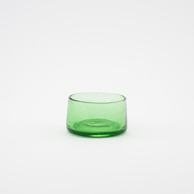 Dippschälchen – Casa Eurabia, grün, Marokko, mundgeblasen, recyceltes glas, Durchmesser: 5,5 cm