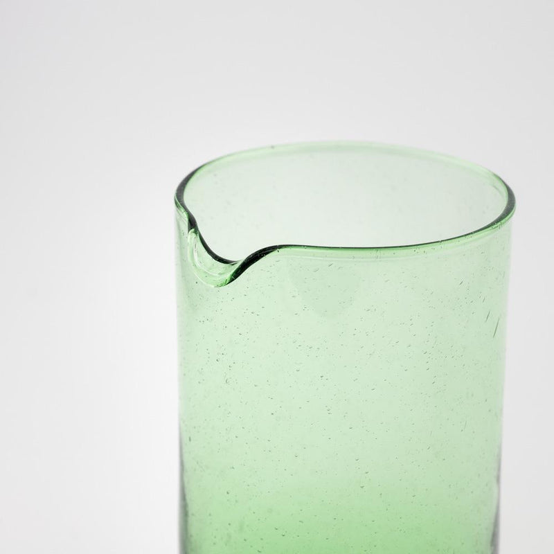 Karaffe – Casa Eurabia, grün, Marokko, mundgeblasen, recyceltes glas, Durchmesser: 10 cm