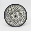 Keramik Müslischale – Casa Eurabia, schwarz, weiß, Ø 13 cm, H 6 cm, marokkanische Keramik, Design