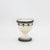 Keramik Eierbecher – Casa Eurabia, schwarz, weiß, Ø 5 cm, H 7 cm, marokkanische Keramik, Design