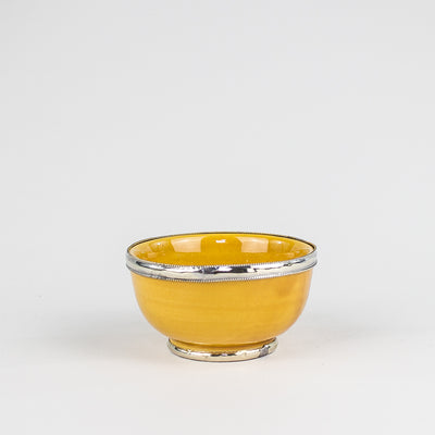 Dipschälchen, Safi, Ø 9 cm, gelb, casa eurabia, marokkanische keramik