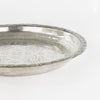 Tablett legiertes Kupfer – Casa Eurabia, silber, Ø 40 cm, H 4,5 cm, Marokko, antik, Design