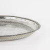 Tablett legiertes Kupfer – Casa Eurabia, silber, Ø 45 cm, H 4 cm, Marokko, antik, Design